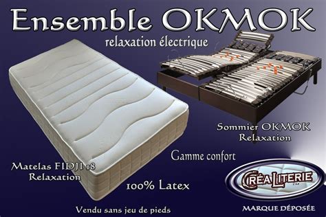 Ensemble Literie Okmok Relaxation Lectrique Matelas Sommier