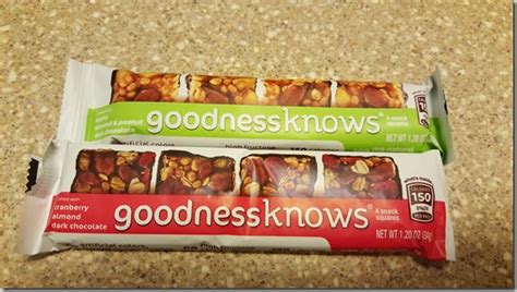 Take A Break With Goodnessknows® Snack Squares