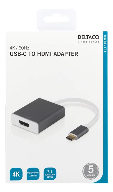 Usb C Till Hdmi Adapter K Hz Usbc Hdmi Billigteknik Se