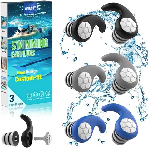 Amazon Waterproof Swimming Ear Plugs For Adults Pairs Of