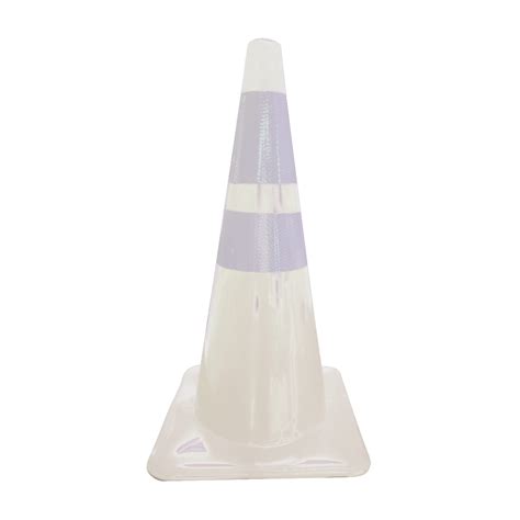 White 28 Traffic Cone Reflective Collars Traffic Cones For Less