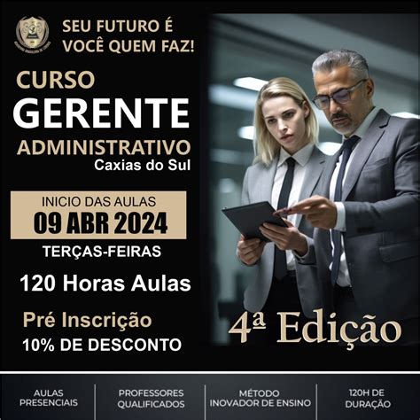 Curso Gerente Administrativo Abralider Caxias Do Sul