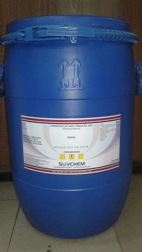 White Powder Ammonium Molybdate Ar Ammonium Heptamolybdate 1 Kg Bottle At Rs 5000kg In Mumbai