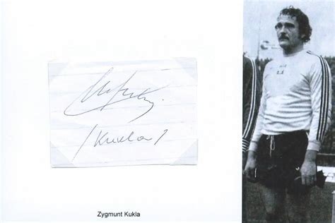 Zygmunt KUKLA oryginalny autograf MŚ 1978 POLSKA Warszawa Kup teraz