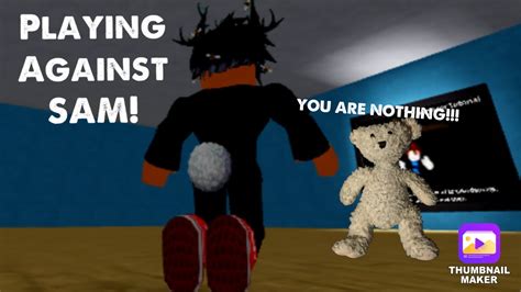 Playing Against SAM!! (Roblox Bear Alpha) - YouTube