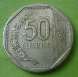 50 Centimos 2002 Republic 2001 2010 Peru Coin 39418