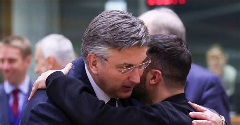 Andrej Plenković na vijeću EU a Sastali smo se sa Zelenskim i dalje