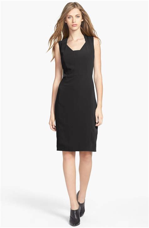 T Tahari Enya Seamed Sheath Dress Nordstrom