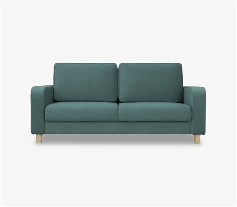 Купить компактный диван-кровать Portu, Aqua Green 176/196x98x96 см с ...