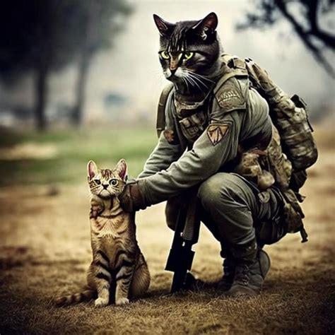 Ptsd Inducing Flashback War Picture With Cats