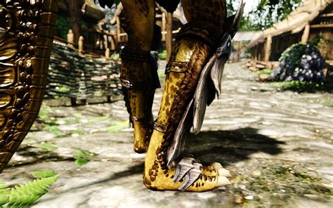 Grimoas Plantigrade Feet For Beast Races At Skyrim Nexus Mods And