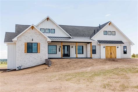 New American Farmhouse Floor Plan Showcases The Beauty Of Open Concept