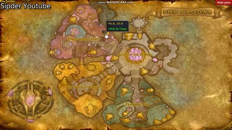 The Exodar Jewelcrafting Trainer Location Wow Tbc Youtube