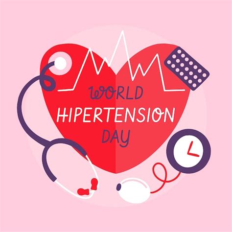 Free Vector Hand Drawn World Hypertension Day Illustration