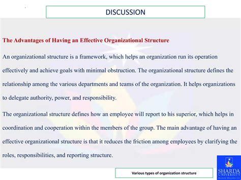 Types Of Organizational Structure Ppt