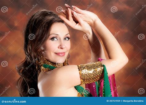 Beautiful Exotic Belly Dancer Woman Royalty Free Stock Images Image