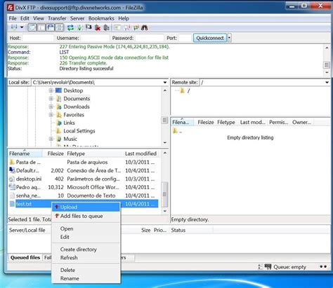 Como Usar Filezilla Para Transferir Archivos Via FTP Centro De Ayuda DivX