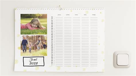 Familienkalender Mit Eigenen Fotos Online Selbst Gestalten