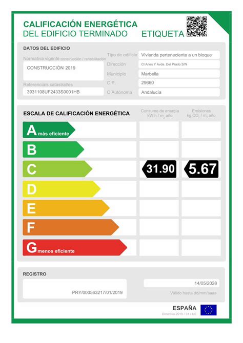 PDF ESCALA DE CALIFICACIÓN ENERGÉTICA Emisiones A null CALIFICACIÓN