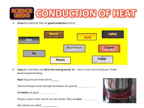 Heat And Heat Transfer Worksheets