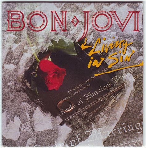 Bon Jovi Living In Sin 1989 Card Sleeve CD Discogs