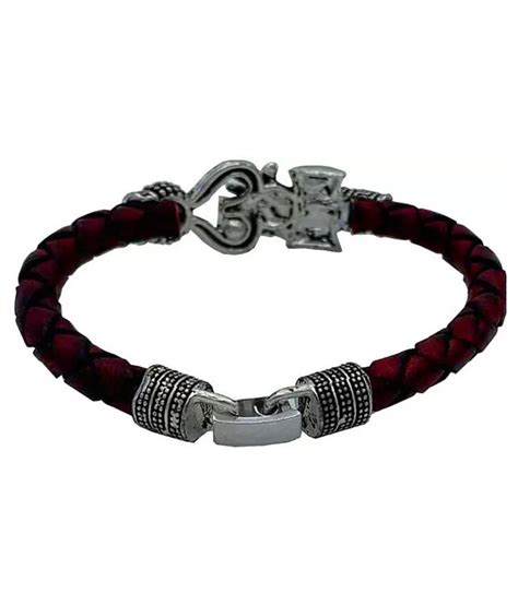 Vindhy's MAHAKAAL and Damroo Shiva Kada Bracelet for Men and Women: Buy ...