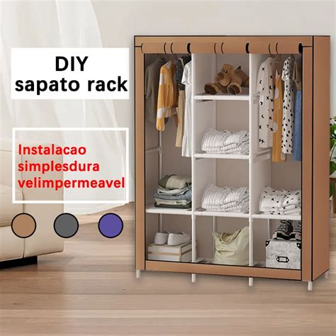 Guarda Roupa Dobr Vel Armario Para Organizar Roupa Multi Camada