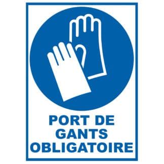 Affiche Port De Gants Obligatoire 2024