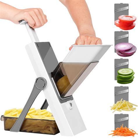 Amazon Safe Mandoline Slicer For Kitchen 5 In 1 Mandoline Food