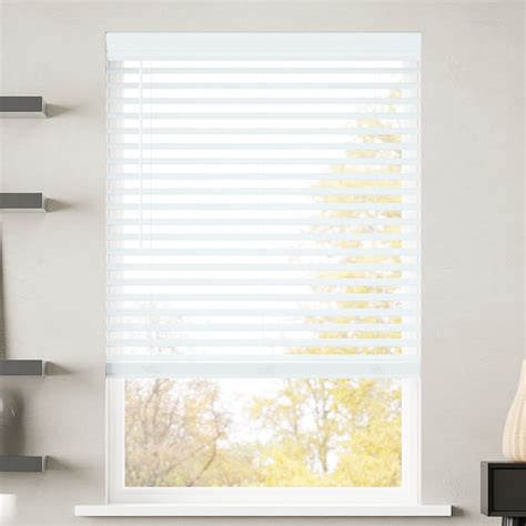 2 Sleek Cordless Faux Wood Blinds Selectblinds