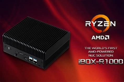 ASRock má pasivní barebone a desku s Ryzen R1000 ve formátu NUC