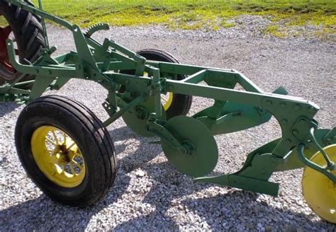 John Deere 2 Bottom Hydraulic Pull Plow For Sale