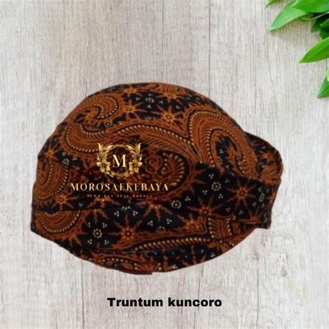 Jual Blangkon Solo Sunda Motif Truntum Shopee Indonesia