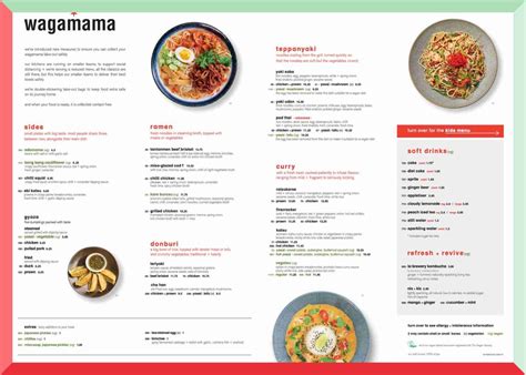 Wagamama Menu Uk Prices 2024 June ️