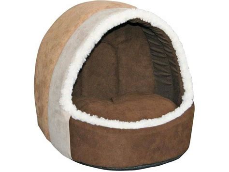 Cama Para Perros Y Gatos Iglú Beige 35x33x32cm Poliéster