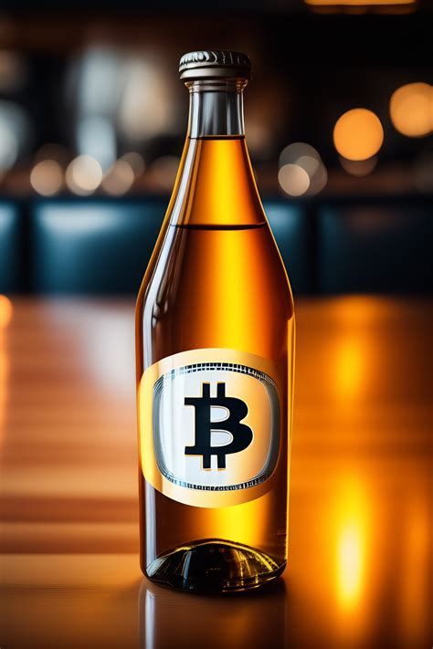 Lexica Bitcoin Logo On A Soda Bottle And A Restaurant Next To A Clear