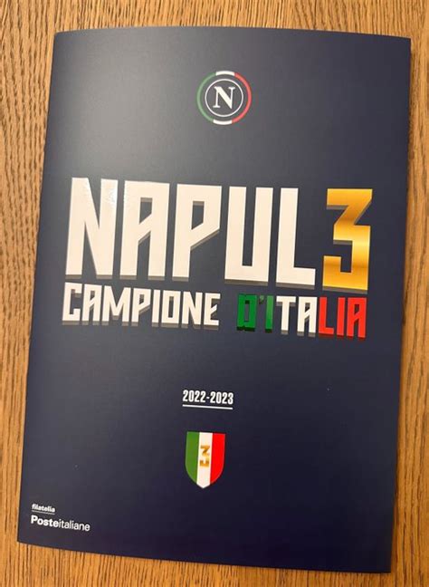 Italy 2023 2023 Folder Napul3 Campione D Italia Catawiki