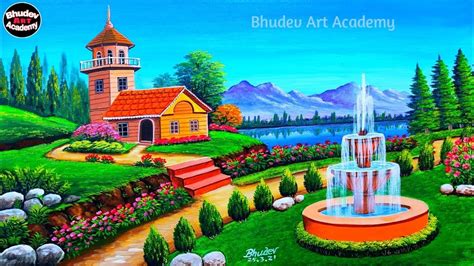 Scenery Paintings Nature Paintings Beautiful Paintings Easy Drawings