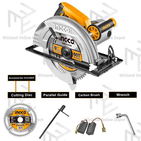 INGCO By Winland Industrial Circular Saw 9 2200W CS2358 ING PT Lazada PH