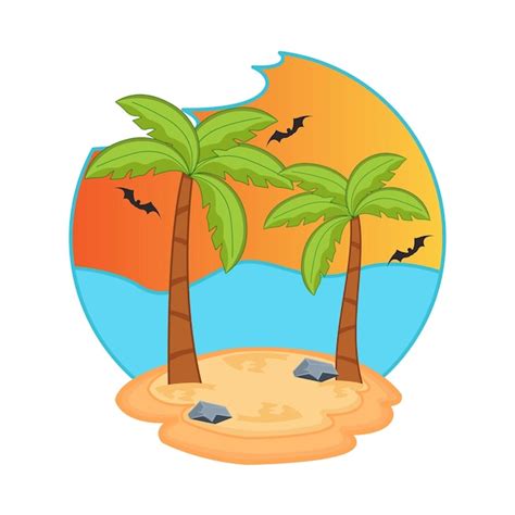 Premium Vector Illustration Of Beach