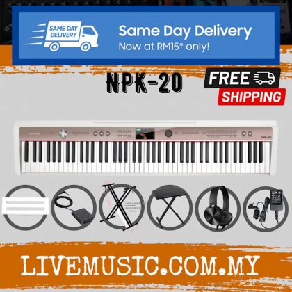 Nux Npk Key Portable Digital Piano W Piano Stand Keyboard Bench