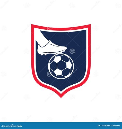 Soccer Logo Design Vector Illustration Creative Football Logo Design