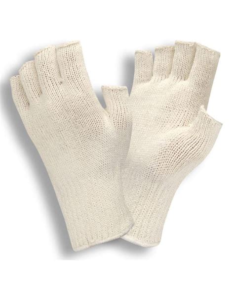 String Knit Cotton Fingerless Gloves Mens And Womens