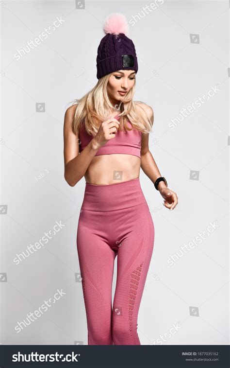 Beautiful Sexy Blonde Woman Perfect Athletic Stock Photo 1877035162 Shutterstock