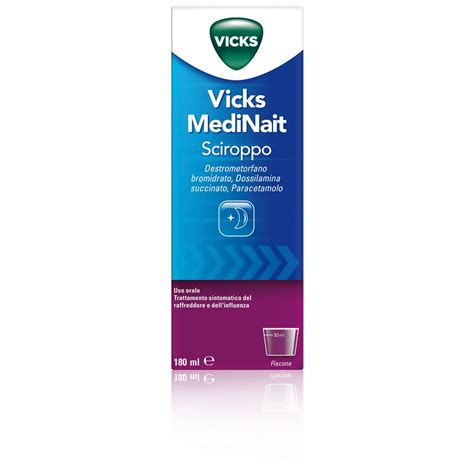 Vicks Medinait Sciroppo Contro I Sintomi Di Influenza Raffreddore