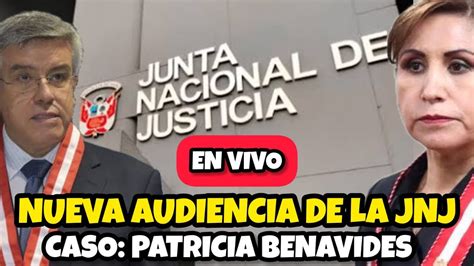 Patricia Benavides C Mparece Ante Dos Miembros De La Jnj Hoy Jueves