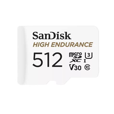 SanDisk High Endurance MicroSD Card 512GB SDSQQNR 512G Tech Cart