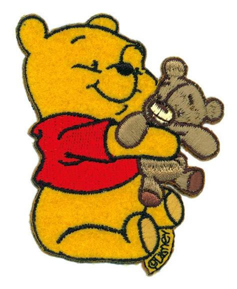 Iron On Disney © Winnie The Pooh Patches Patches Iron Ons Sew Ons Etsy