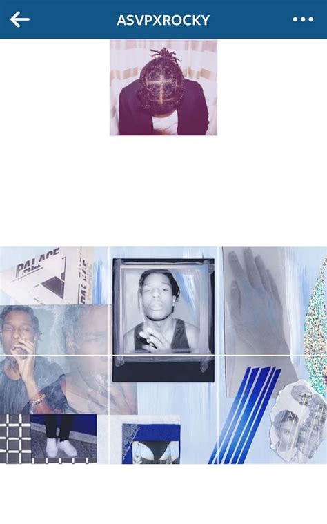 ASAP Rocky Turned His Instagram Profile Into One Huge Art Piece