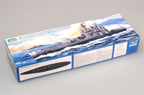 USS Washington BB56 Battleship Plastic Model Military Ship 1 700